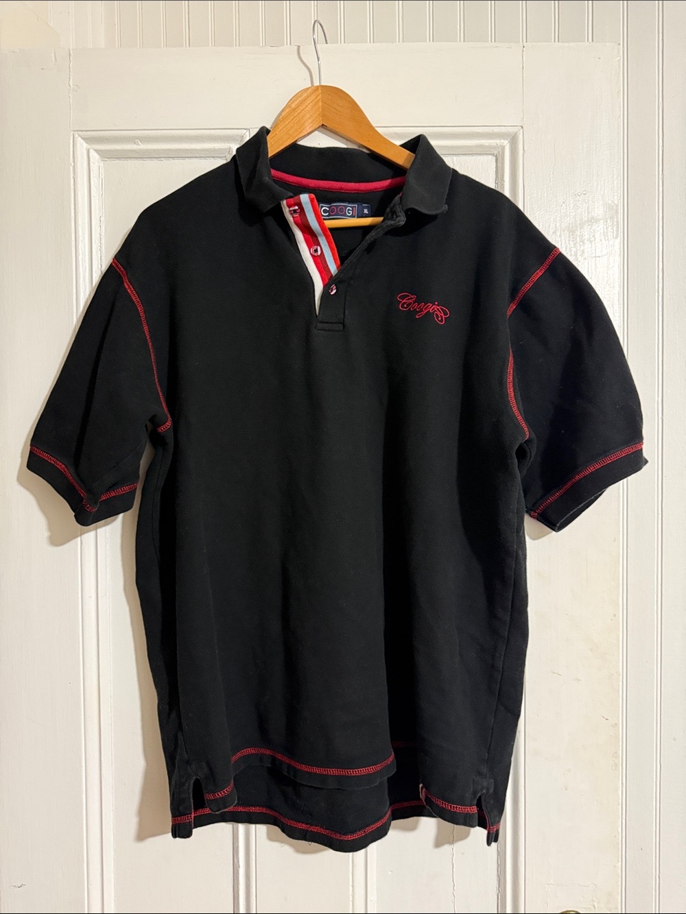 Vintage COOGI Black Polo Shirt- XL